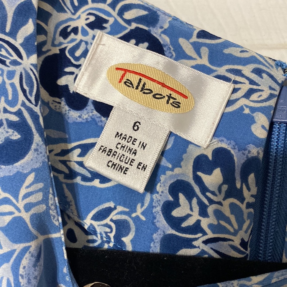 Talbots 100% Silk Dress - Picture 4 of 7